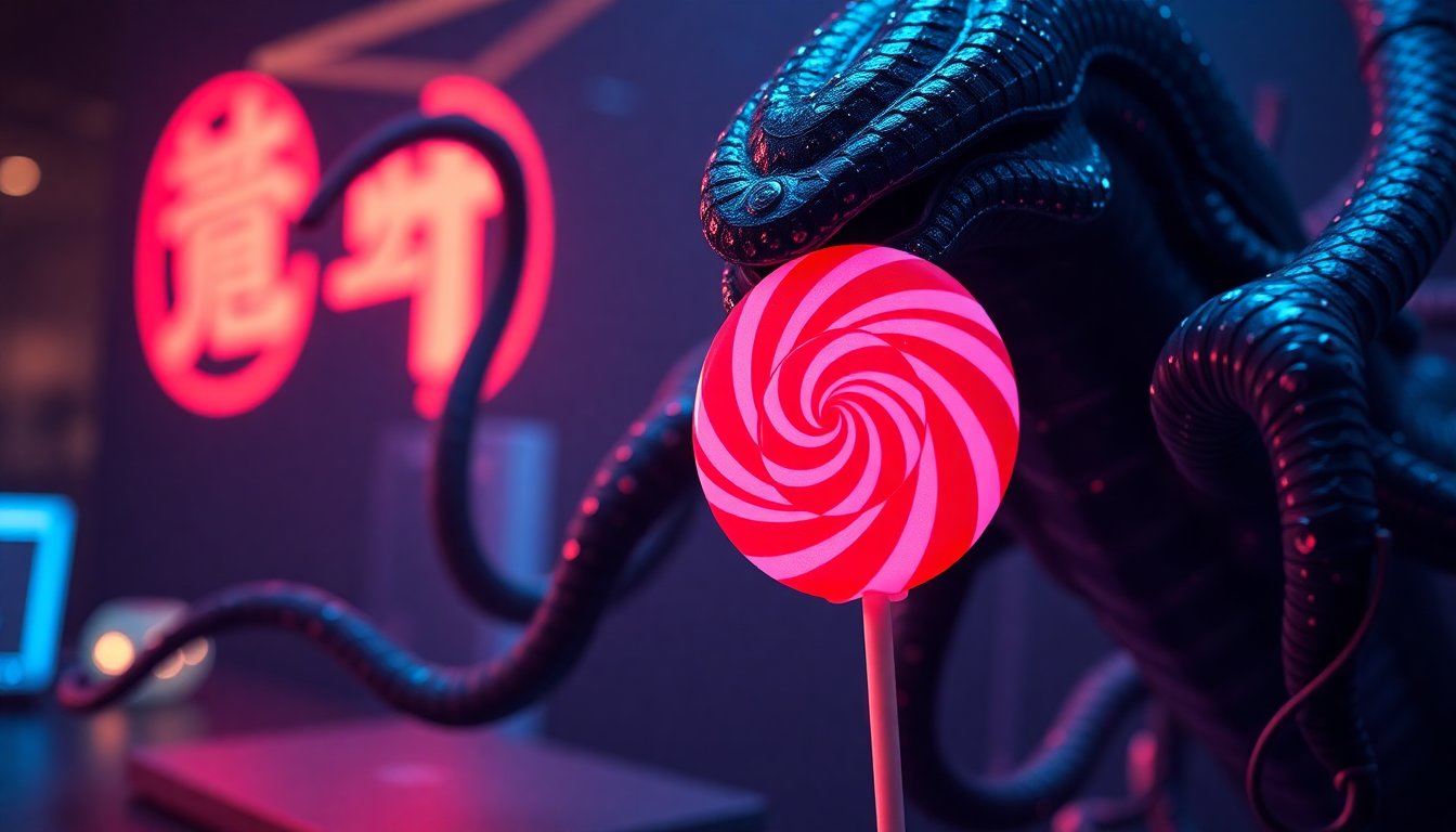 wstodayenin science kraken neon lollipop